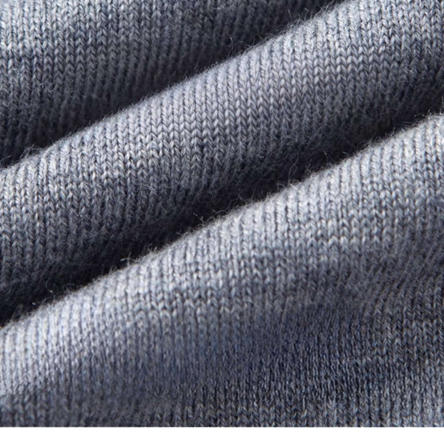 Men's V-Neck Cardigan OEM fabric detail showcasing soft wool blend texture.