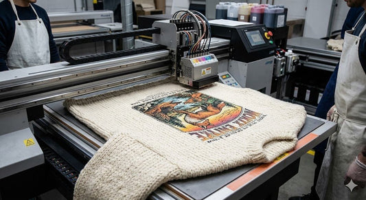 High-Definition Graphic Designs on Chunky Knit Sweaters - aprilsu