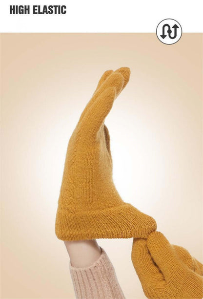 OEM touchscreen gloves in high elastic fabric, demonstrating flexibility and comfort for unisex wear.