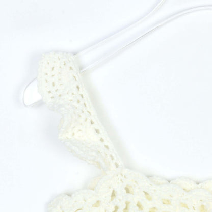 Hand Crochet Sleeveless Top Manufacturer | Close-up of adjustable drawstring crochet top strap.