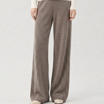 Women’s Merino Wool Knit Trousers | Custom OEM ODM - WholesaleAprilSu