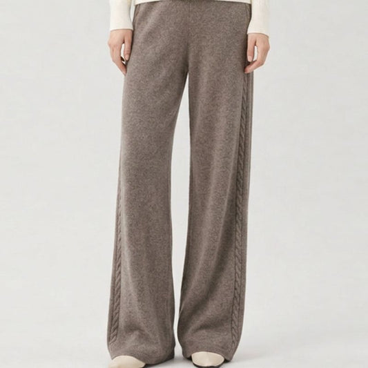 Women’s Merino Wool Knit Trousers | Custom OEM ODM - WholesaleAprilSu