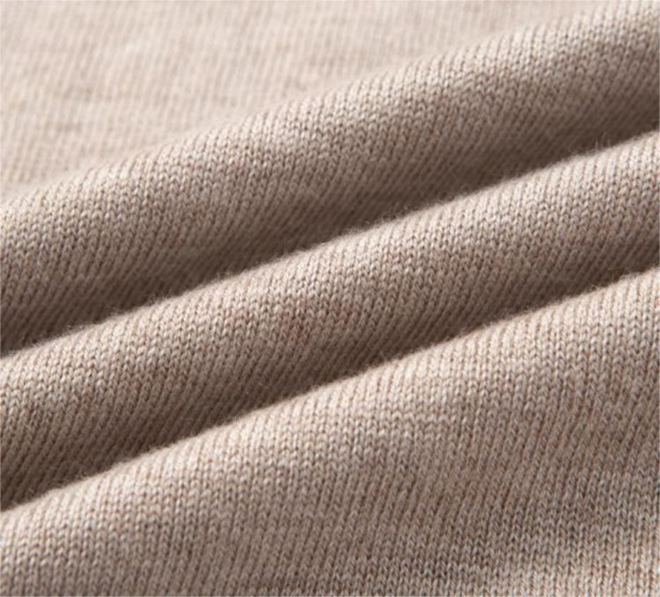 Fabric texture of premium wool polo sweater