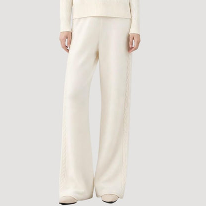 Women’s Merino Wool Knit Trousers | Custom OEM ODM - WholesaleAprilSu