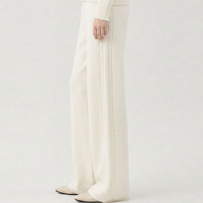 Women’s Merino Wool Knit Trousers | Custom OEM ODM - WholesaleAprilSu