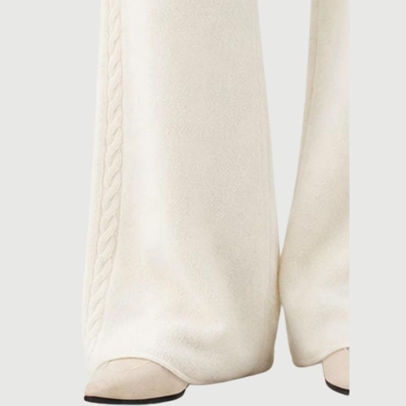 Women’s Merino Wool Knit Trousers | Custom OEM ODM - WholesaleAprilSu